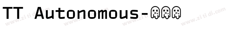 TT Autonomous字体转换